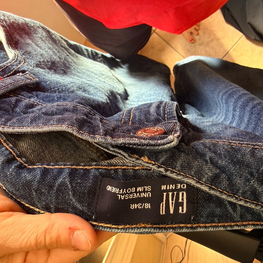 GAP Men's Slim Jeans - Dark Blue